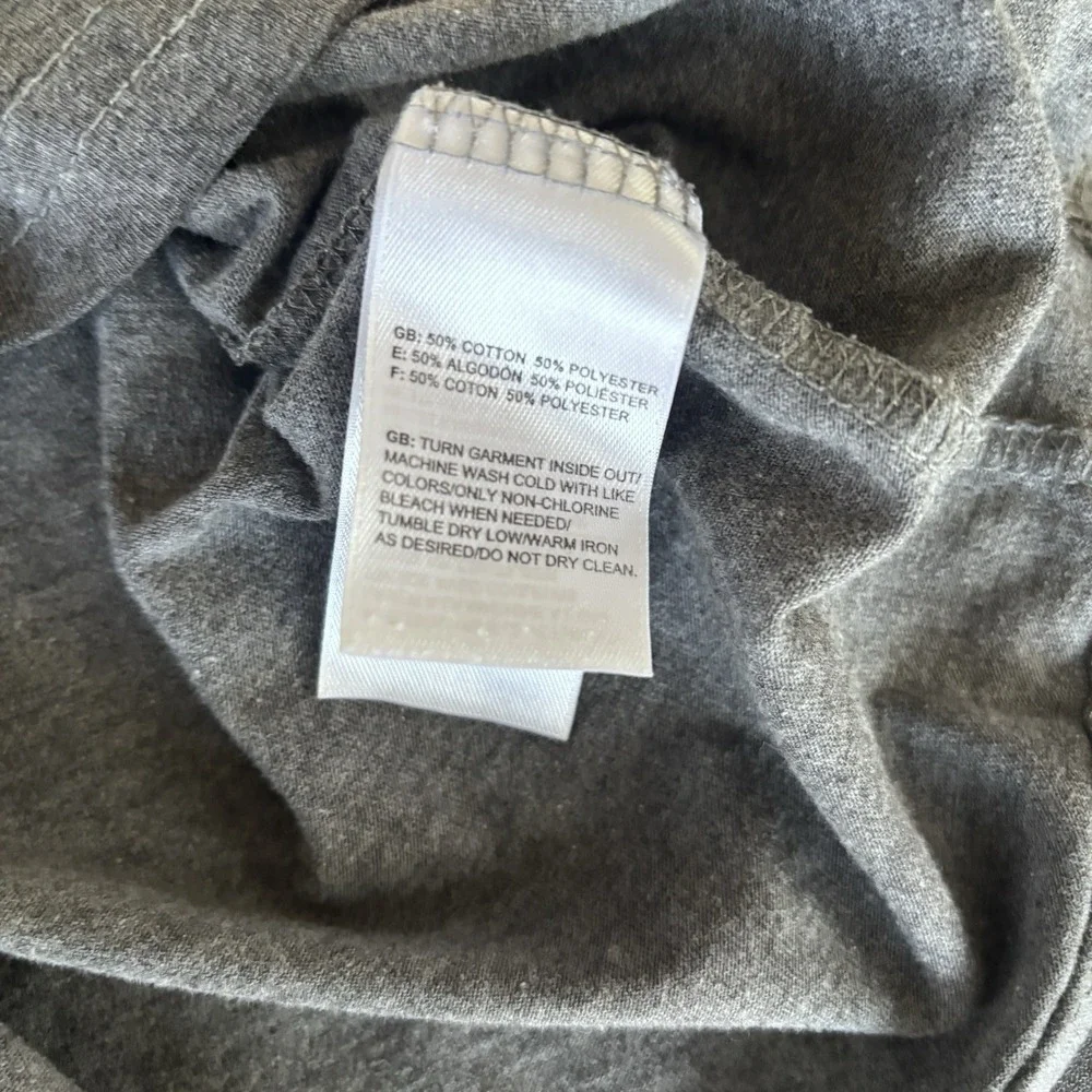 The North Face Men's XXL T-Shirt Gray Classic Fit Backyard project